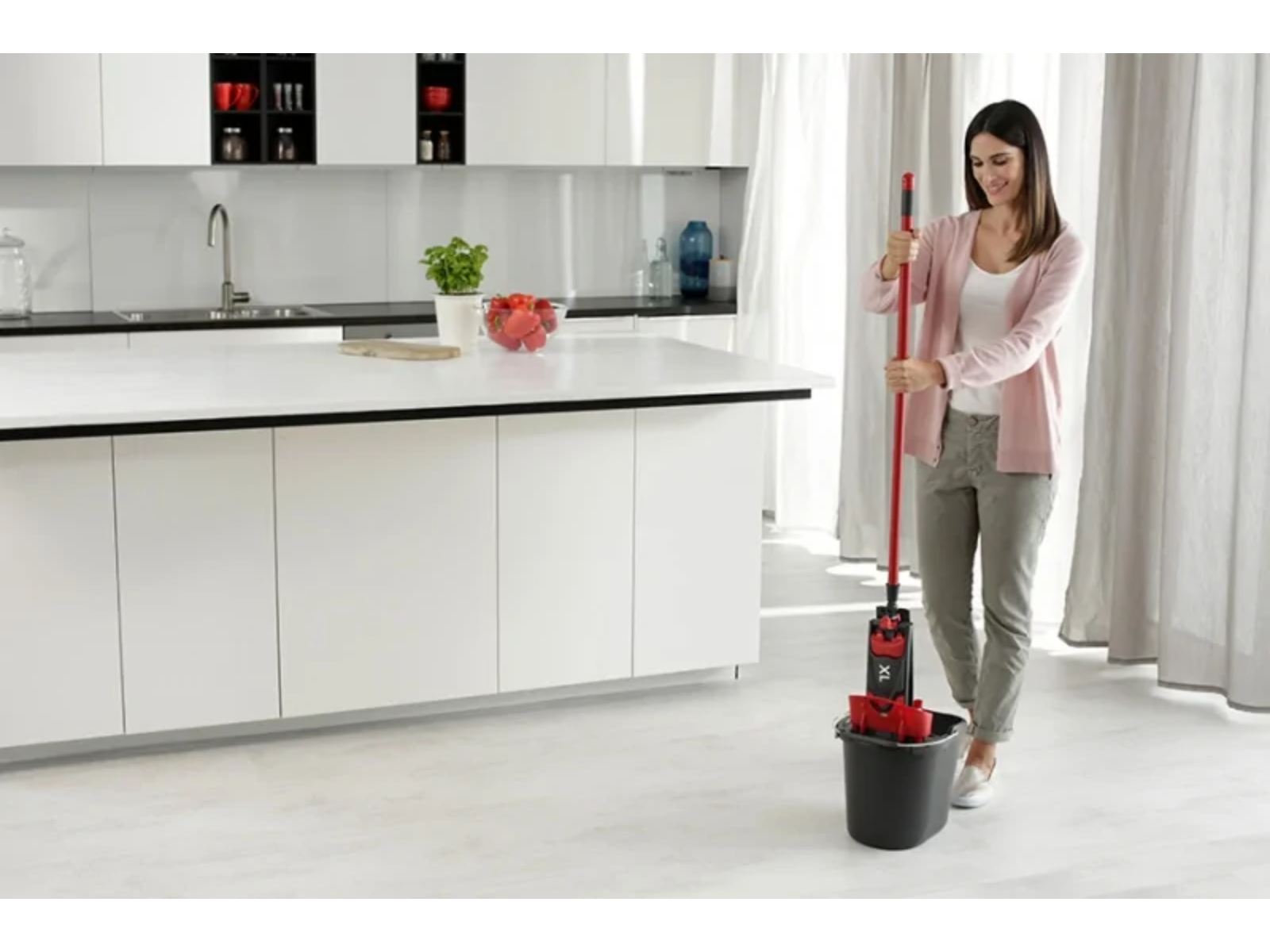 BOX Vileda Mop płaski Ultramax XL Wiadro+ Mop 160932